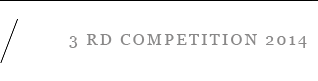 3 rd COMPETITION 2014